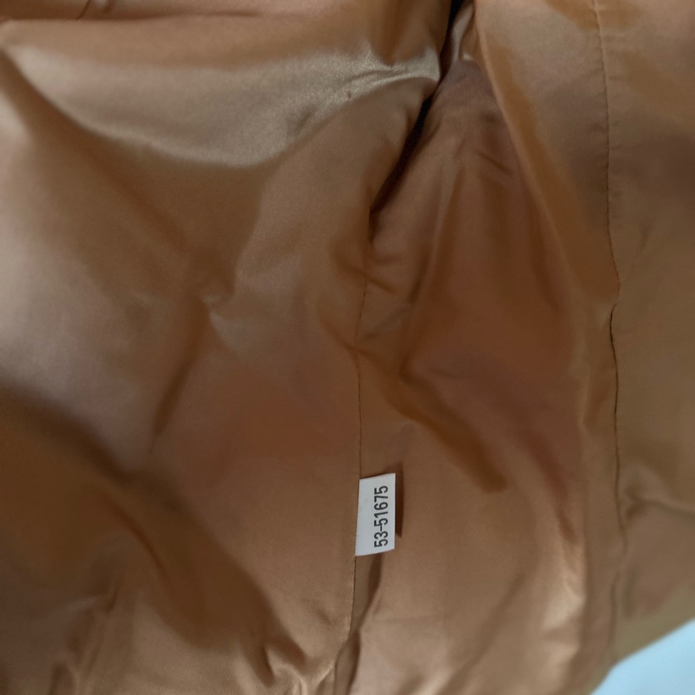 Ann Taylor Camel Genuine Leather Jacket - Picture 6 of 7